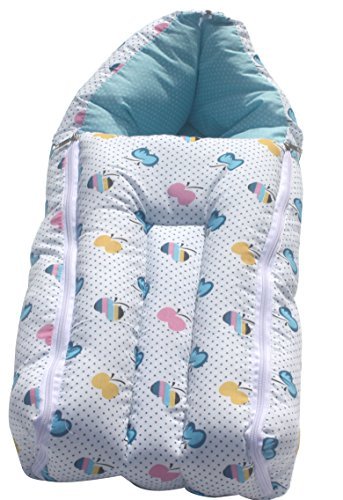 Product Cover Amardeep and Co Baby Sleeping Bag Cum Baby Carry Bag (Blue)