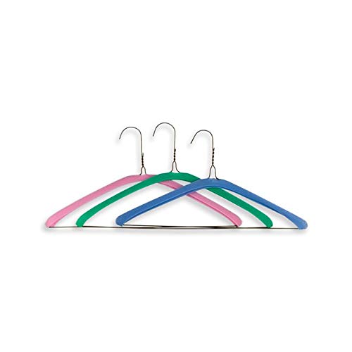 Product Cover Non Slip Grips Foam Hanger Covers for Metal Wire Clothes Hangers 16 inch (40cm) HANGERS NOT INCLUDED Soft Foam Protects Lingerie, Slips, Tank Tops, Spaghetti Straps, Dry Cleaning, Laundry 100 Count