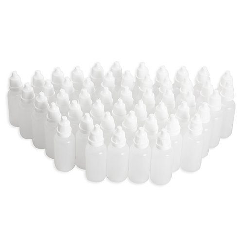 Product Cover TOPWEL Excellent Quality 50pcs 15ml Empty Eyedrops Plastic Dropper Dropping Bottle Eye Liquid Dropper- Plug Can Removable the Lip Can Be Screwed On
