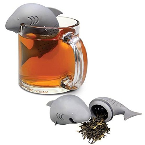 Product Cover HeroNeo Cute Silicone Shark Infuser Loose Tea Leaf Strainer Herbal Spice Filter Diffuser