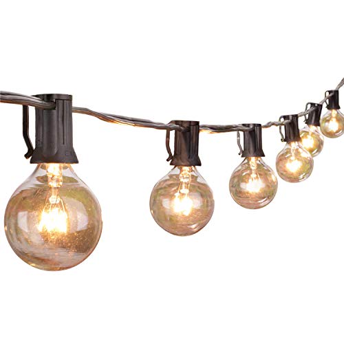 Product Cover 100Ft G40 Globe String Lights with Clear Bulbs-UL Listed for Indoor/Outdoor Commercial Use