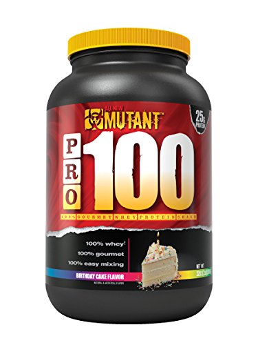 Product Cover Mutant Pro a 100% Whey Protein Shake with No Hidden Ingredients, Comes in Delicious Gourmet Flavors, 2 lb - Birthday Cake