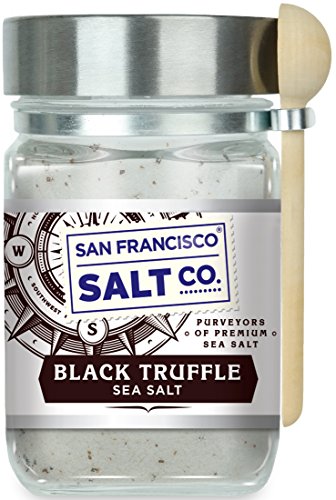 Product Cover 8 oz. Chef's Jar - Italian Black Truffle Sea Salt by San Francisco Salt Company