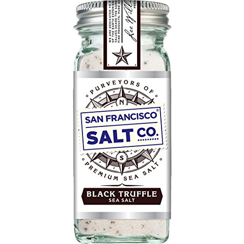 Product Cover 4 oz. Glass Shaker - Italian Black Truffle Sea Salt by San Francisco Salt Company