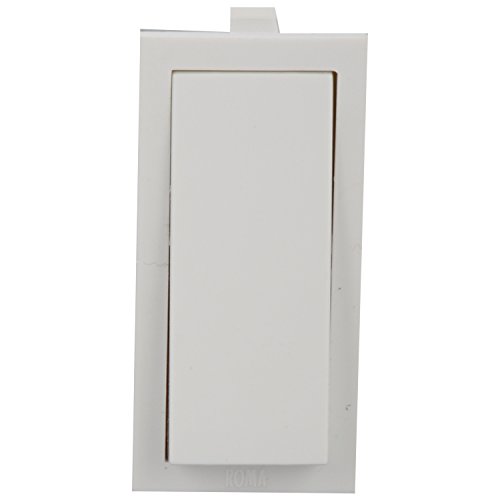 Product Cover Anchor 20 A, 240 V Polycarbonate Roma 1-Way Switch (White)
