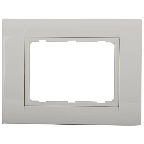 Product Cover Anchor Polycarbonate Roma 3 Module Tresa Plate (Standard Size, White)