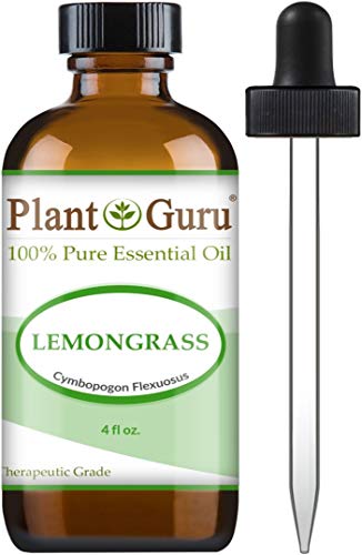 Product Cover Lemongrass Essential Oil 4 oz 100% Pure Undiluted Therapeutic Grade for Aromatherapy Diffuser, Natural Healthy Skin, Body and Hair Growth