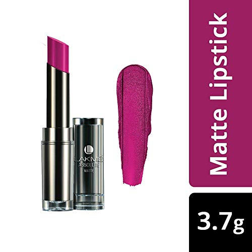 Product Cover Lakme Absolute Matte Lipstick, Pink Glam, 3.7g