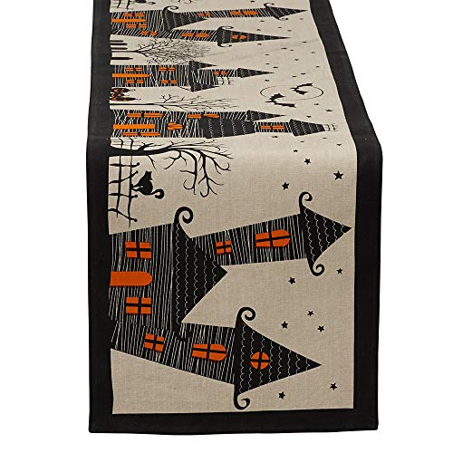 Product Cover DII CAMZ34257 Cotton Halloween Tabletop Items, 14 x 72, Haunted House