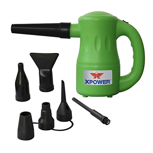 Product Cover XPOWER A-2 Airrow Pro Multi-Use Electric Computer Duster, Canned Air Replacement, Dryer, Air Pump Blower - Green