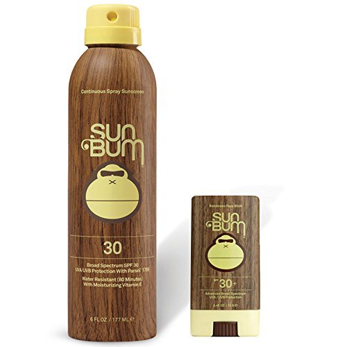 Product Cover Sun Bum Original 6 Ounce Moisturizing Sunscreen and Premium Sunscreen 0.45 Ounce Face Stick, SPF 30, Broad Spectrum UVA, UVB Protection, Paraben Free, Gluten Free, Oil Free