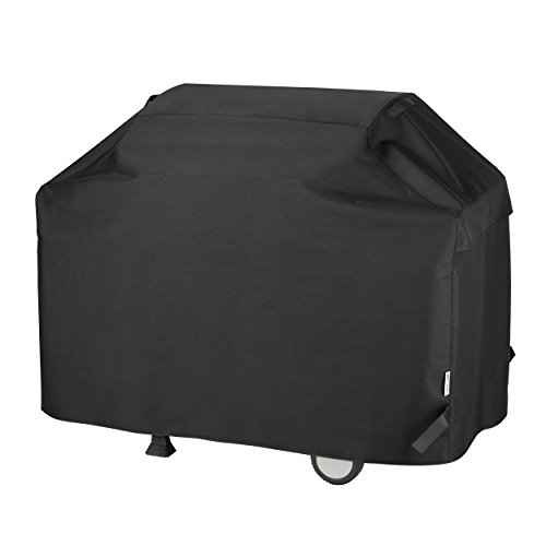 Product Cover Unicook Heavy Duty Waterproof Barbecue Gas Grill Cover, 65-inch BBQ Cover, Special Fade and UV Resistant Material, Durable and Convenient, Fits Grills of Weber Char-Broil Nexgrill Brinkmann and More