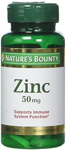 Product Cover Nature's Bounty Zinc 50 mg Caplets 100 ea (Pack of 4)