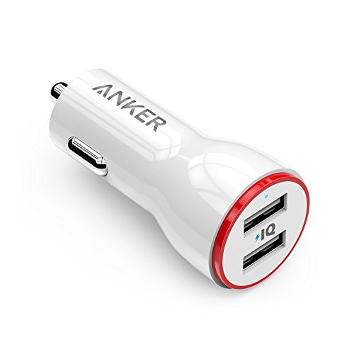 Product Cover Anker 24W Dual USB Car Charger, PowerDrive 2 for iPhone X / 8/7 / 6s / Plus, iPad Pro/Air 2 / Mini, Note 5/4, LG, Nexus, HTC, and More