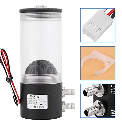 Product Cover Yosoo 500L/H 10W DC12V CPU Cooling Heat Exchanger Water Pump Tank CO2 Cooler