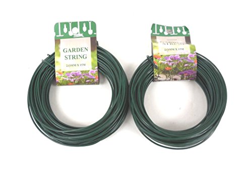 Product Cover THE UM24 100 Feet Garden Wire Heavy Duty Green Coated Plant Twist Tie Garden Training Wire