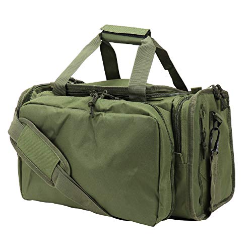 Product Cover OSAGE RIVER Tactical Range Bag for Handguns and Hunting, Travel Duffel, Standard Duty, OD Green