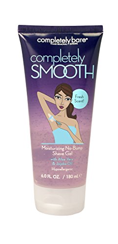 Product Cover Completely Bare Completely Smooth Moisturizing No-Bump Shave Gel - All Natural Ingredients Aloe Vera, Jojoba Oil & Chamomile Prevents Irritation, Moisturize Dry Skin, Hypoallergenic, Vegan Formula 6oz