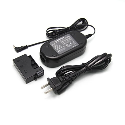 Product Cover Glorich ACK-E8 replacement AC Power Adapter / Charger kit for Canon EOS Rebel T5i / T4i / T3i / T2i / 700D / 650D / 600D / 550D / Kiss X6 / Kiss X5 / Kiss X4 DSLR Cameras
