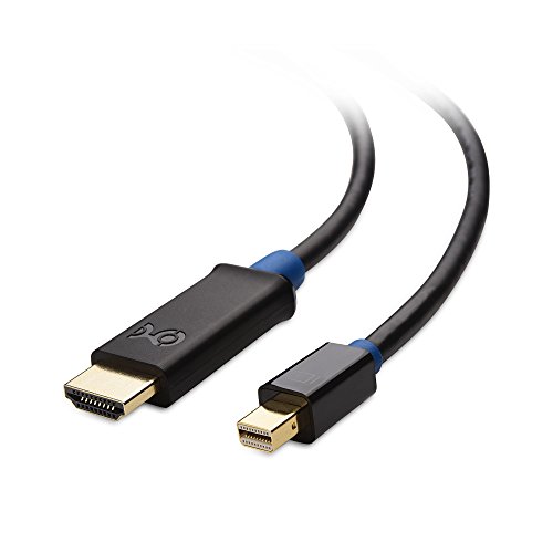 Product Cover Cable Matters 4K Mini DisplayPort to HDMI Adapter Cable in Black 15 Feet - Thunderbolt and Thunderbolt 2 Port Compatible