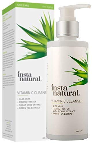 Product Cover Vitamin C Facial Cleanser - Anti Aging, Breakout & Blemish, Wrinkle Reducing, Exfoliating Gel Face Wash - Clear Pores on Oily, Dry & Sensitive Skin with Organic & Natural Ingredients - 6.7 oz