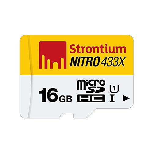 Product Cover Strontium Nitro 16GB MicroSDHC Class 10 UHS-I Memory Card Up to 65MB/s (SRN16GTFU1R)