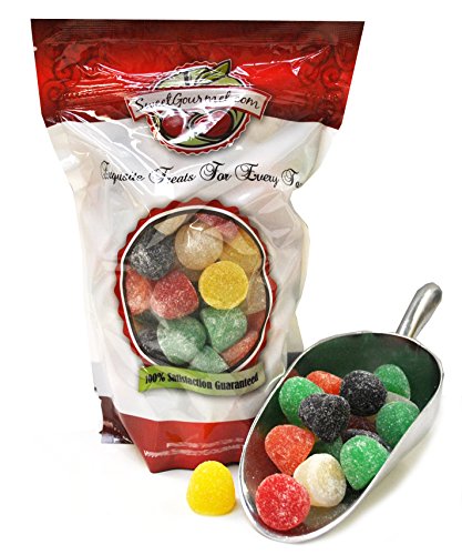 Product Cover SweetGourmet Assorted Giant Gum Drops | Large Gumdrops Bulk Jelly Candy | 2.5 pounds