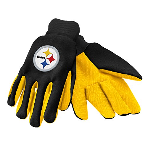 Product Cover Forever Collectibles 74213 NFL Pittsburgh Steelers Colored Palm Glove