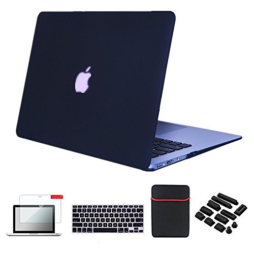 Product Cover Se7enline MacBook Air Case Cover 5 in 1 Bundle Soft-Touch Plastic Hard Case Cover for MacBook Air 13.3