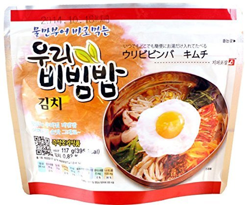 Product Cover MRE Meals Ready to Eat 1 Pack of Bibimbap Korean Mixed Rice Bowl100g (3.53oz) 335 Kcal (Kimchi)