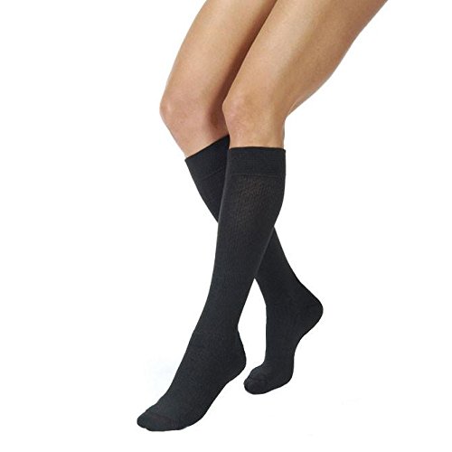 Product Cover JOBST Activewear 20-30 mmHg Knee High Compression Socks, Large Full Calf, Cool Black