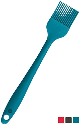 Product Cover StarPack Basics Silicone Basting Brush - High Heat Resistant to 480°F, Hygienic One Piece Design, Pastry, Grill & BBQ Brush (Teal Blue)