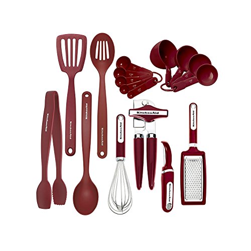 Product Cover KitchenAid KC448BXERA 17-piece Tools and Gadget Set, Red