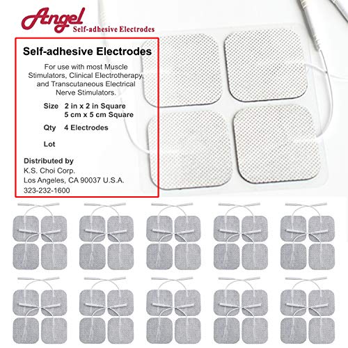 Product Cover Angel Premium TENS/EMS Unit 40 Electrode Pads 2