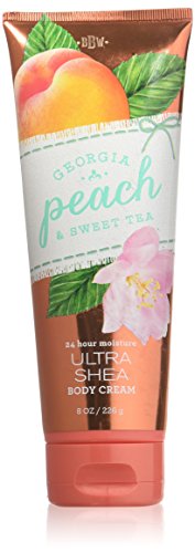 Product Cover Bath & Body Works Georgia Peach & Sweet Tea Ultra Shea Body Cream, 8 Ounce