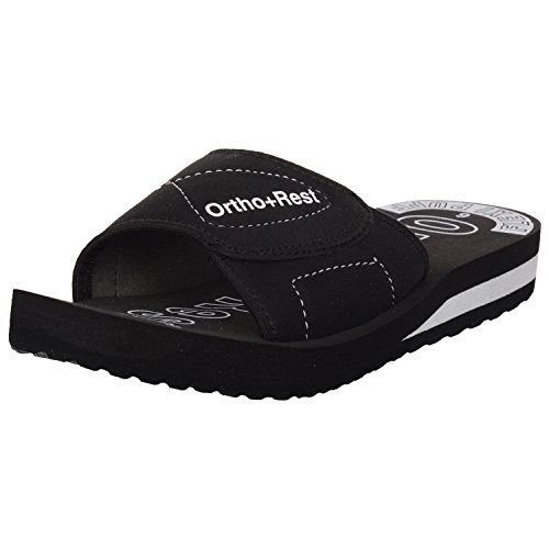 Product Cover Ortho + Rest Black Slippers for Women