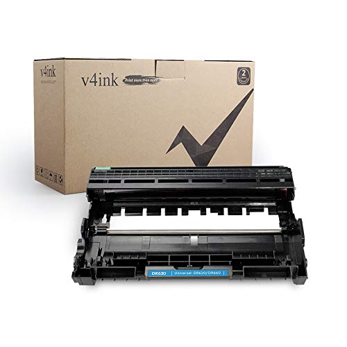 Product Cover V4INK Compatible Drum Unit Replacement for Brother DR630, for use in Brother HL-L2340DW HL-L2300D HL-L2380DW Brother MFC-L2700DW L2740DW DCP-L2540DW DCP-L2520DW HL-L2320D MFC-L2720DW MFC-L2740DW