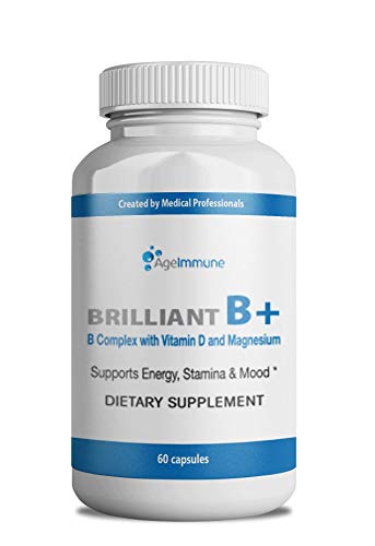 Product Cover Vitamin B Supplements Complex with B6, D, Magnesium, Methylated B12 and Folate (Folic Acid). Doctor Formulated Vitamins for Neuro and Energy Support, Helps with Stress.