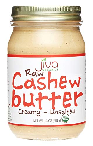 Product Cover Jiva Organics RAW Organic Cashew Butter 16-Ounce Jar