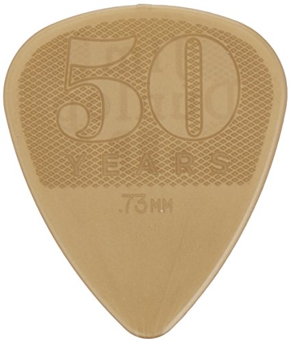 Product Cover Dunlop 442P.73 50th Anniversary Nylon Pick, Gold, .73mm, 12/Player's Pack