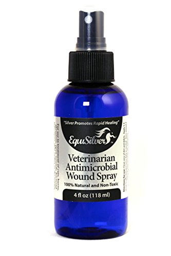 Product Cover Equisilver Natural and Non-Toxic Vet Formulated Wound Spray for Dogs and Cats, 4 oz.