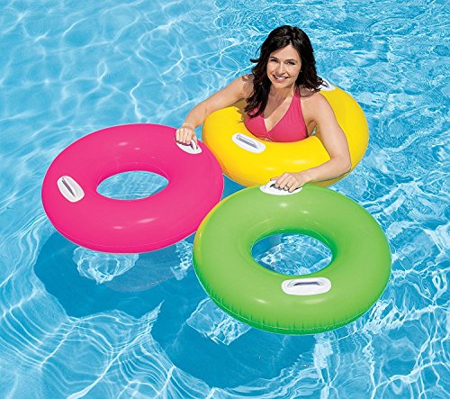 Product Cover Intex 1 Piece 30 Inch Inflatable Pool Swim Tube With Two Handles - For Ages 8+ Years