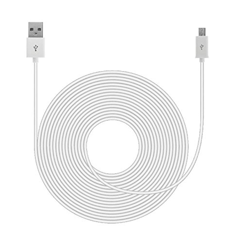 Product Cover 20ft USB Power Cable for Nest Cam, Yi Cam, Wyze Cam, etc.