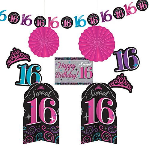 Product Cover Room Decorating Kit | Sweet Sixteen Collection | Birthday