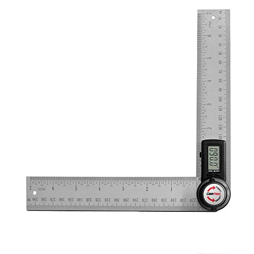 Product Cover GemRed 82305 Digital Protractor Angle Finder Stainless Steel Ruler(200mm/7inch)