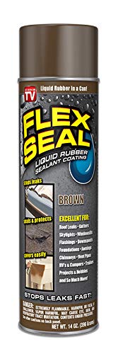 Product Cover Flex Seal Spray Rubber Sealant Coating, 14-oz, Brown