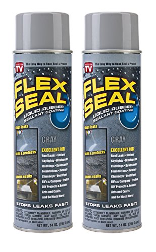Product Cover Flex Seal Spray Rubber Sealant Coating, 14-Oz, Gray (2 Pack)