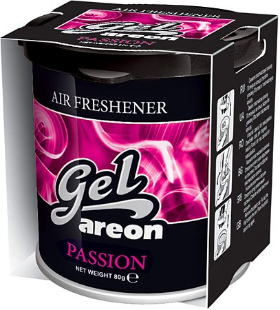Product Cover Areon GCK07 Passion Gel Air Freshener For Car (80 G) Standard Pink