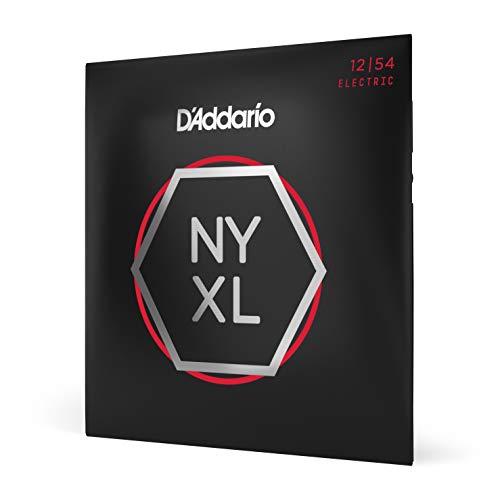 Product Cover D'Addario NYXL1254 Nickel Plated Electric Guitar Strings,Heavy,12-54 - High Carbon Steel Alloy for Unprecedented Strength - Ideal Combination of Playability and Electric Tone