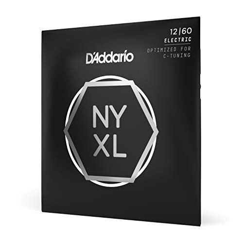 Product Cover D'Addario NYXL1260 Nickel Plated Electric Guitar Strings,Extra Heavy,12-60 - High Carbon Steel Alloy for Unprecedented Strength - Ideal Combination of Playability and Electric Tone
